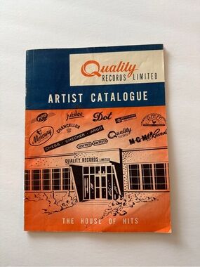 Orange & Navy Artist Catalogue